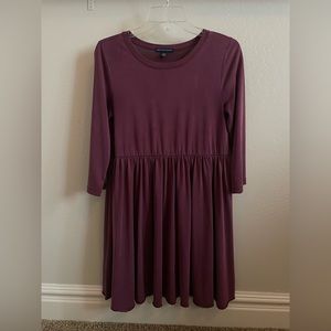 American eagle dark purple dress